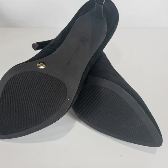INC International Concepts Zitah Mid Heel Pumps Black Suede -10 - Picture 7 of 7